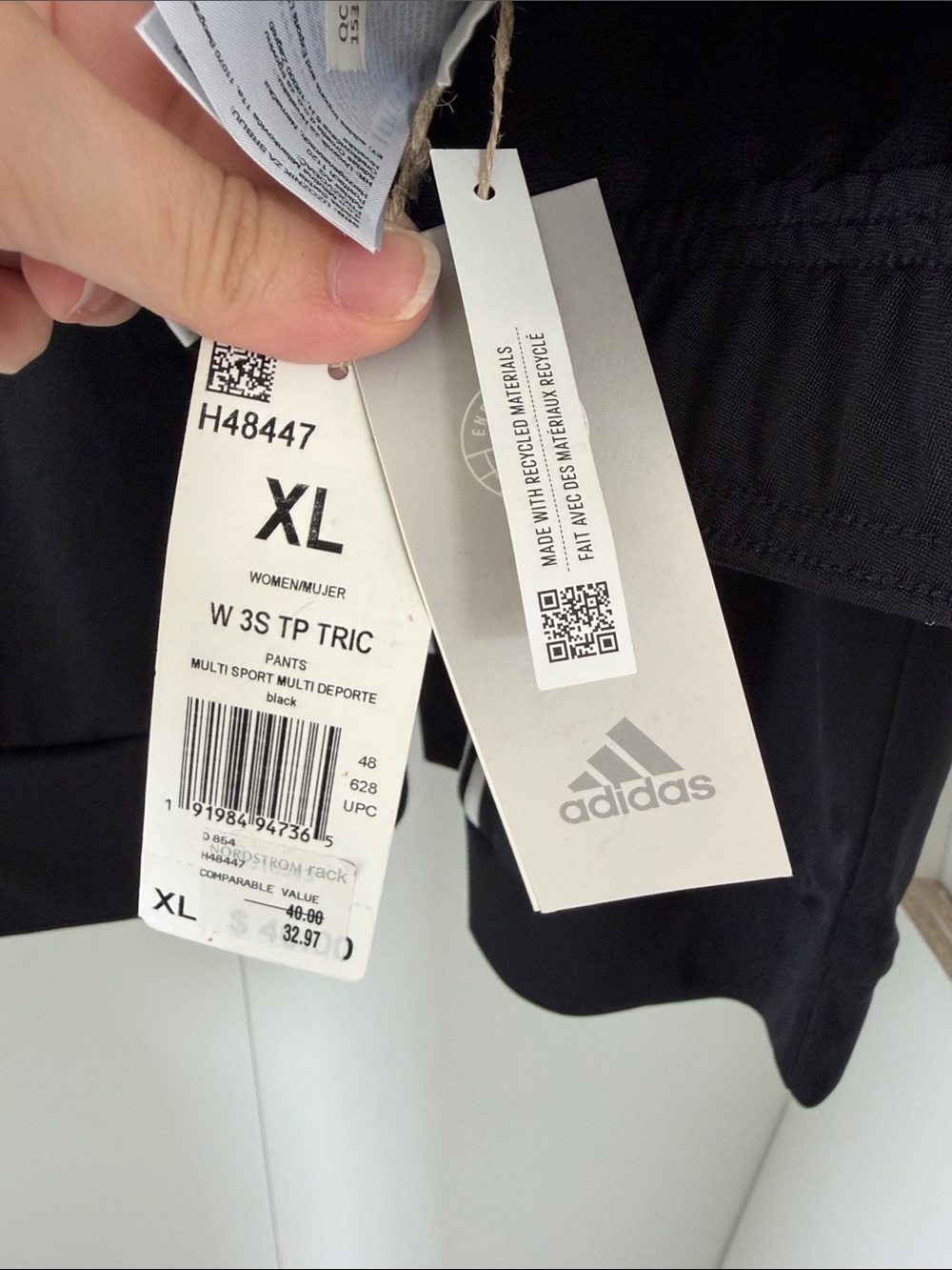 adidas Black & White Track Jacket and Joggers Set - Picture 3 of 3